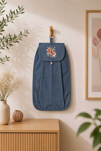 Özne Textile Mavi Poşetlik