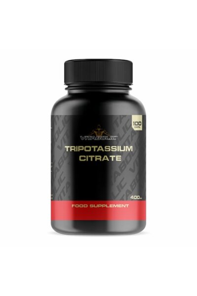 Vitabolic Citrat de potasiu tripotazic 100 capsule, echilibru electrolitic, f...