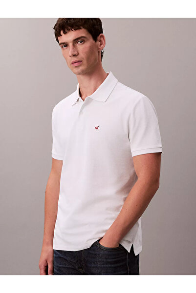 Calvin Klein Men's Organic Cotton Polo Collar Short Sleeve with Brand Logo St...