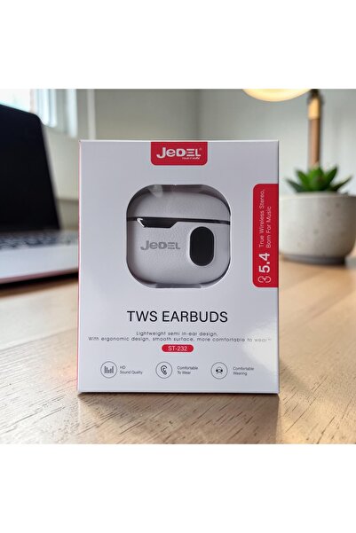 jedel Kablosuz Bluetooth Kulaklık HD Ses Dijital Ekran Android Uyumlu Dokunmatik