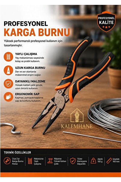 kalemhane Yüksek Kalite Çivi Kesen Karga Burnu