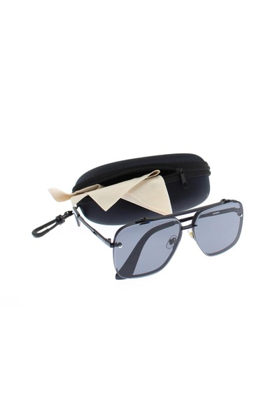 ButicCochet Ochelari de soare, unisex, cu ramă metalică, lentilă gri - OCS391