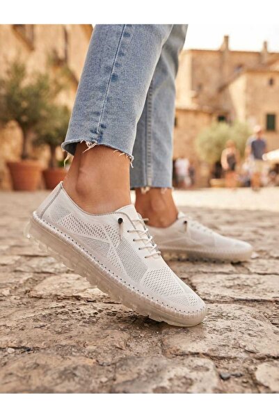 erdal koçyiğit Shoes Ms Baccio 8007 Women's Genuine Leather Casual Shoes