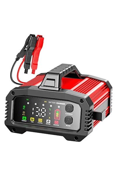MOTOR10 Încărcător inteligent cu afișaj color pentru baterii auto și moto, 12...