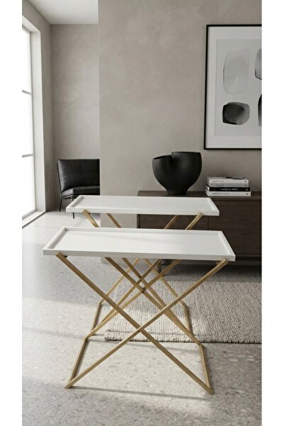 clivo home Serving Table, Serving Trays with Different Height 90*90*35 / 80*9...