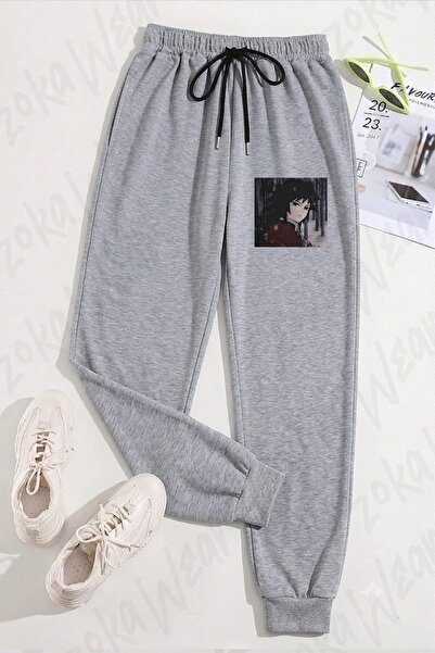 ZOKAWEAR بنطلون رياضي شتوي للجنسين من Giyu Tomioka Demon Slayer Kimetsu No Ya...
