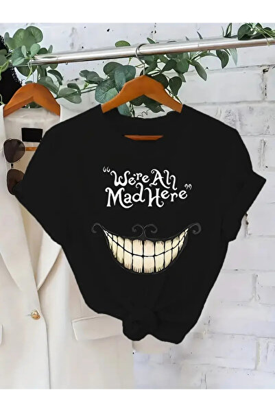 STITCHLY تيشيرتات مطبوعة بنمط الحروف، كاجوال بأكمام قصيرة، موضة الربيع والصيف...