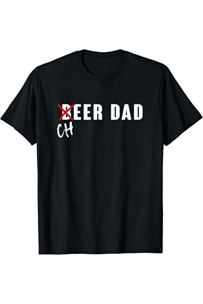 23 nisan تي شيرت رجالي مطبوع عليه Beer Dad، تصميم Fun Cheers to You، ياقة دائ...