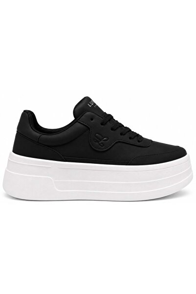 Lufian 121230060 Petra Ultra Light Sole Unisex Sneaker Shoes Black