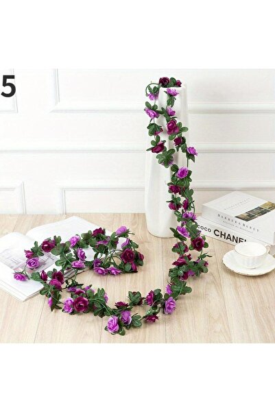 Choice6 5 250CM Rose Artificial Flowers Christmas Garland for Wedding Home Ro...