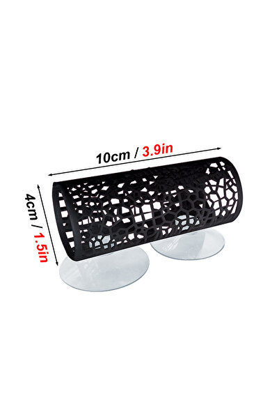 Choice black 1 Pc Betta Fish Tunnel Toy Hollow Sleeping Tube with Suction Cup...