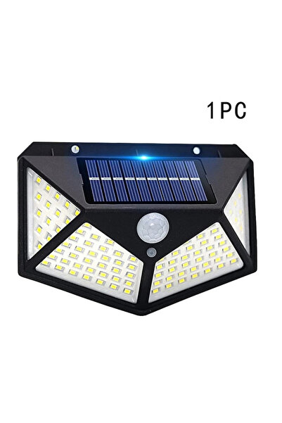Choice 1 قطعة مصابيح شمسية خارجية 100LED 3 أوضاع 270 درجة °   أضواء أمان بمست...