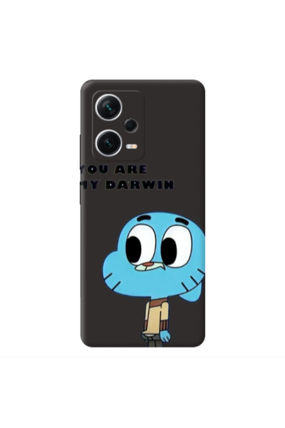 Other Xiaomi Poco X5 You are my darwin Black Colored Silicone TPU Θήκη