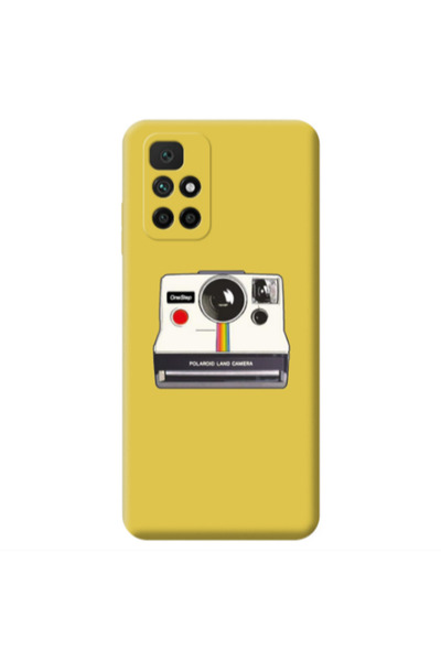 Other Xiaomi Redmi 10 2022 Polaroid land camera Yellow Colored Silicone TPU Θήκη
