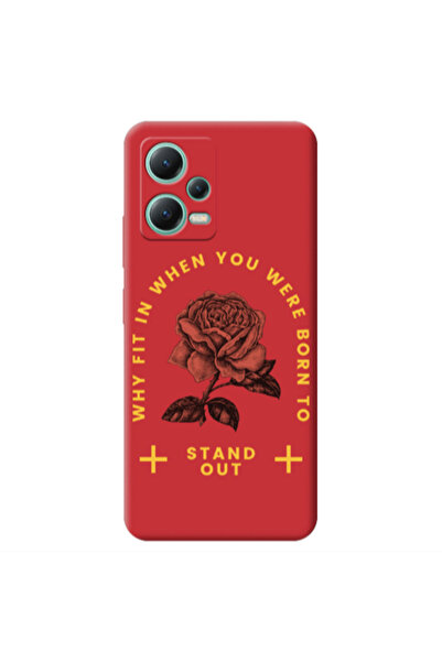 Other Xiaomi Redmi Note 12 Pro 5G Stand out Red Colored Silicone TPU Θήκη