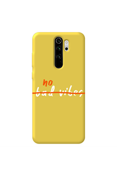 Other Xiaomi Redmi Note 8 Pro No bad vibes 2 Yellow Colored Silicone TPU Θήκη