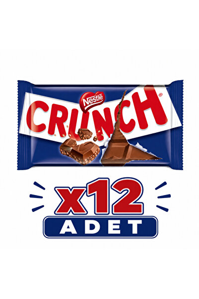 Nestle Nestlé Crunch Tablet Çikolata (70 g) x12 Adet