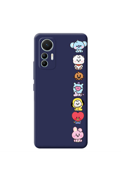 Other Xiaomi Mi 12 Lite Lovely animals Dark blue Colored Silicone TPU Θήκη