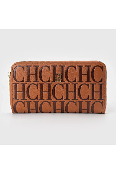 Choice محفظة جلدية طويلة بسحاب كاملة الطباعة CA9-BROWN، جديدة 2026، سعة كبيرة...