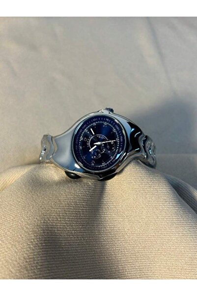 Choice4 blue 1pc men's irregular y2k non mechanical watch, twisted retro fash...