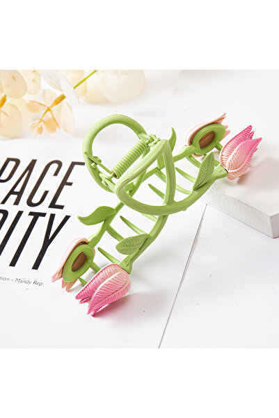 Choice 3 Women Tulip Flower Hair Claw Clips Sunflower Metal Hairpins Makeup H...