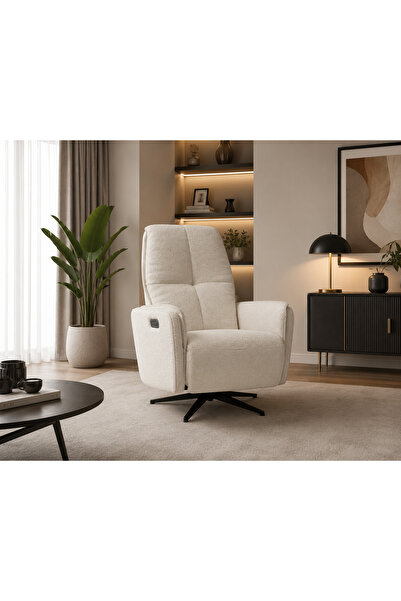 Crestj Luxury Electric Recliner Chair Swivel and Extendable Design for Relaxa...