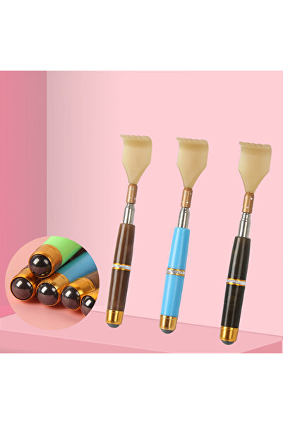 Choice Coffee Extendable Magnetic Ball Hackle Back Scratcher With Magnet Tele...