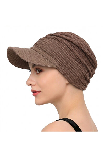 Choice One Size Khaki New Fashion Baseball Hijab Cap For Women Bonnet Voile M...