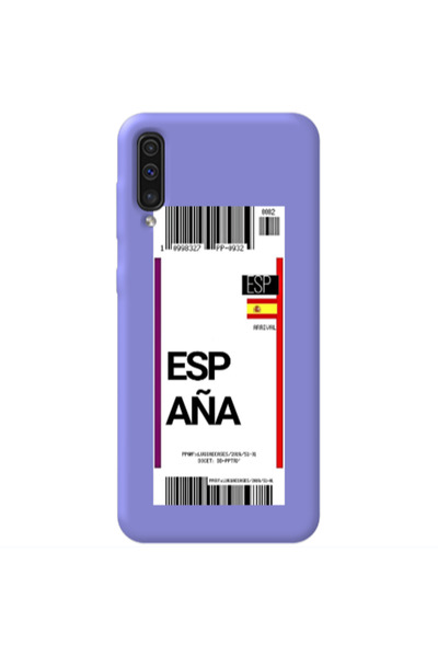 Other Samsung A70 Espana Arrival Purple Colored Silicone TPU Θήκη