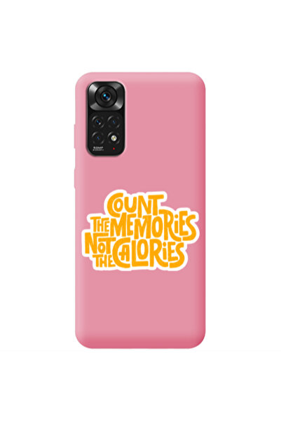 Other Xiaomi Redmi Note 11 4G Count the memories not the calories Pink Colore...