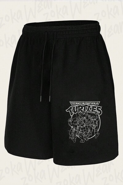ZOKAWEAR Unisex Teenage Mutant Ninja Turtle V5 Design Printed Shorts