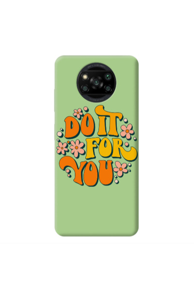Other Xiaomi Poco X3 /X3 Pro Do it For You Light Green Colored Silicone TPU Θήκη