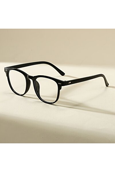 choice2 BLACK 1 Pair of Retro Fashion Glasses - Transparent Lenses - Suitable...