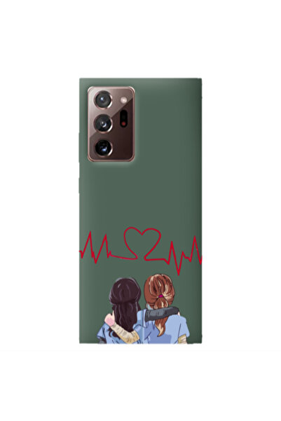 Other Samsung Note 20 Plus Bro Dark Green Colored Silicone TPU Θήκη