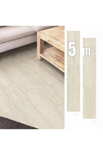OEM Pardoseală Vinilică Autoadezivă 5 m² MARO DESCHIS Scânduri PARCHET Imperm...