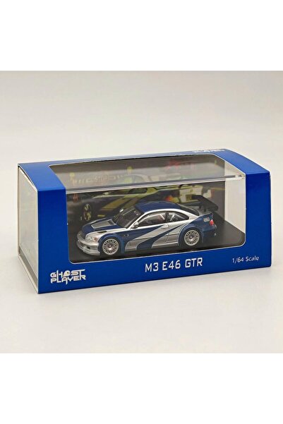 HOT WHEELS Ghost Player 1:64 M3 E46 Gtr by Dcm Diecast Model Car Collection G...