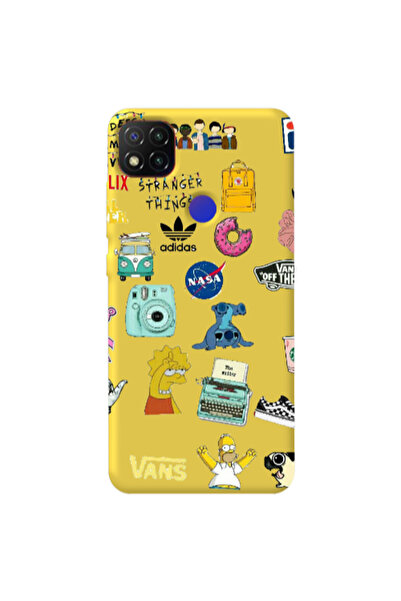 Other Xiaomi Redmi 9c Mixed up 3 Yellow Colored Silicone TPU Θήκη