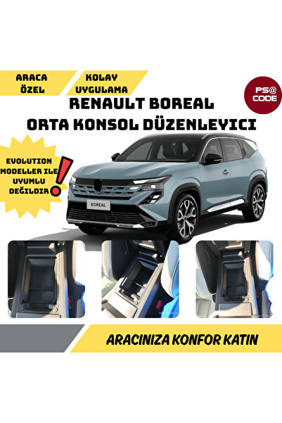 psa code Renault Boreal Orta konsol düzenleyıcı-Kolçak altı organizer