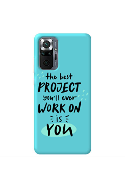 Other Xiaomi Redmi Note 10 Pro 4G The Best Project Turquoise Colored Silicone...