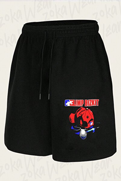 ZOKAWEAR Unisex Limp Bizkit 2 Design Printed Shorts