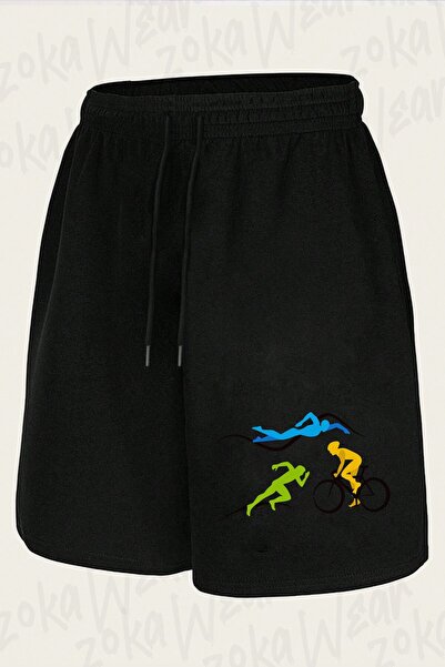 ZOKAWEAR Σορτς με στάμπα Unisex Triathlon Design