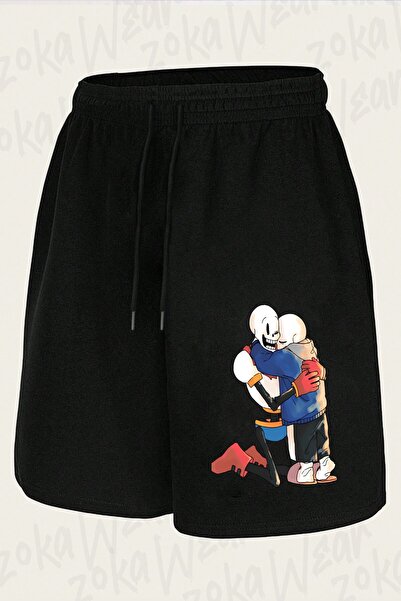 ZOKAWEAR Unisex Undertale Sans V35 Design Printed Shorts