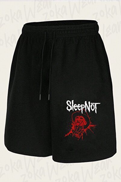 ZOKAWEAR Unisex Sleep Not, Freddy Krueger Design Printed Shorts