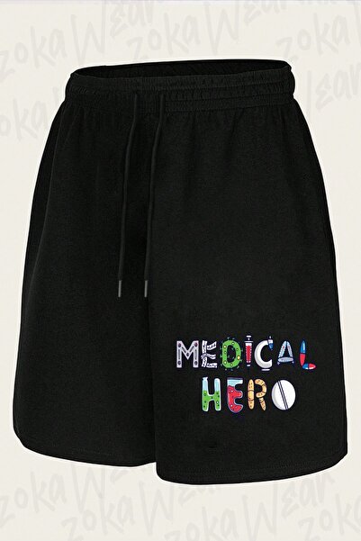 ZOKAWEAR شورت مطبوع بتصميم Medical Hero للجنسين