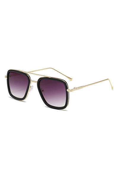 Choice23 MULTI 18 Vintage Metal Frame Square Sunglasses Women Men Rectangle S...