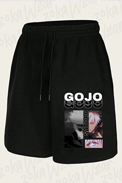 ZOKAWEAR Unisex Jujutsu Kaisen Gojo Satoru V8 Design Printed Shorts