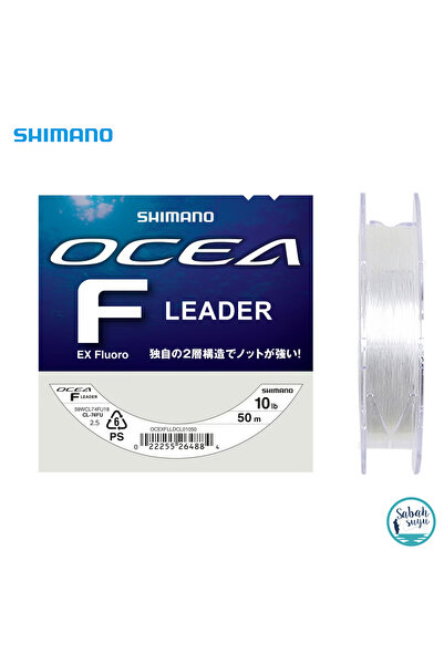 Shimano Ocea EX Leader Fluorocarbon Şok Lider Misina 0.26mm 10lb 50mt