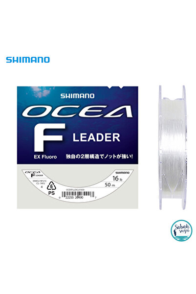 Shimano Ocea EX Leader Fluorocarbon Şok Lider Misina 0.33mm 16lb 50mt
