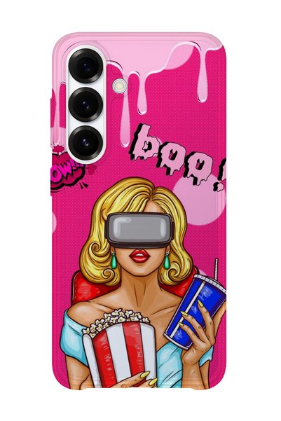 lelia Samsung Galaxy S23 Fe Compatible Printed Transparent Phone Case |   Col...