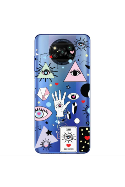 Other Xiaomi Poco X3 /X3 Pro Pyramid eyes Transparent Silicone TPU Θήκη